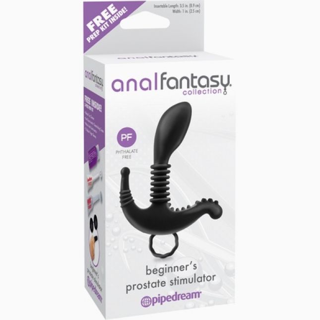 Масажер простати - Anal Fantasy Collection Beginner's Prostate Stimulator, чорний Масажер простати - Anal Fantasy Collection Beginner's Prostate Stimulator, чорний