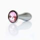 Анальна пробка - Jewellery Silver Plug M Pink