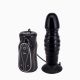 Seven Creations Pleasure Thrust Vibrating Butt Plug - анальна вібропробка з поштовховими рухами, 14х4 см