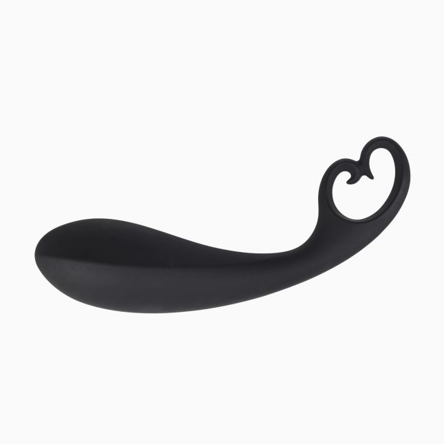Анальний стимулятор Alive Black Heart, макс. діаметр 3,6 см
