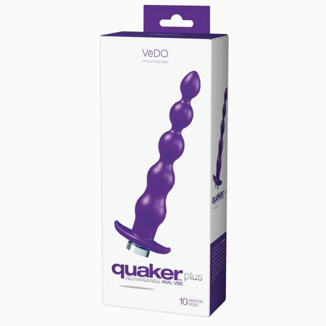 Анальна пробка - Quaker Plus Into You Indigo