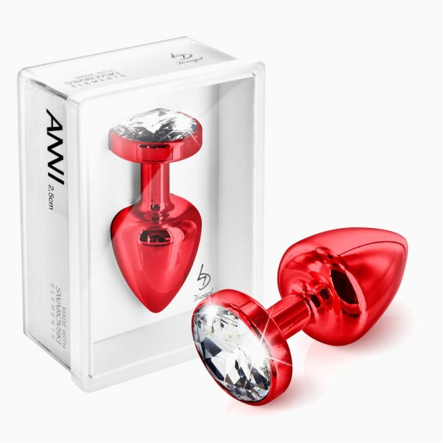 Анальна пробка - ANNI round red T1 Analplug