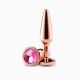 Анальна пробка NS Novelties Rear Assets - Tapered - Medium - Rose Gold - Pink