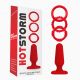 Анальна пробка - His Enlargement Kit Hot Storm Red