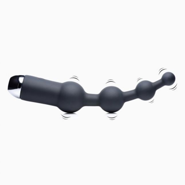 Tom of Finland 10X Silicone Anal Balls - анальные шарики 15,25х4,19
