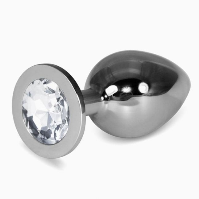 Анальна пробка - Rosebud Classic Metal Plug L, cеребряный