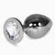 Анальна пробка - Rosebud Classic Metal Plug L, cеребряный