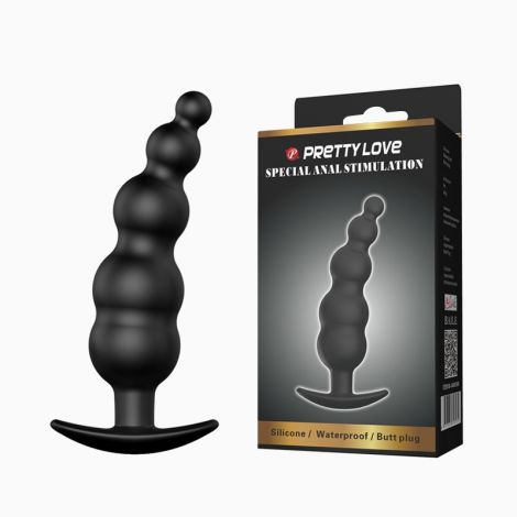 Анальна пробка - Pretty Love Special Anal Stimulation Butt Plug Black