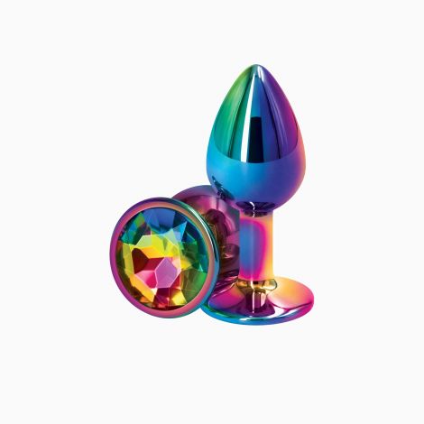 Ns Novelties Rear Assets Mulitcolor S - Анальная пробка 6,9х3,2 см.