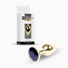 Анальна пробка - Jewellery Gold Plug Black