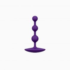 Анальне намисто Romp Amp Dark Purple, силікон, макс. діаметр 2,6 см
