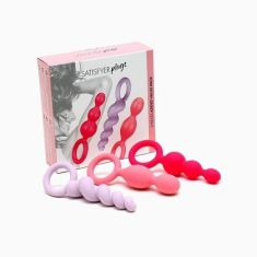 Набір анальних пробок - Satisfyer Plugs Colored