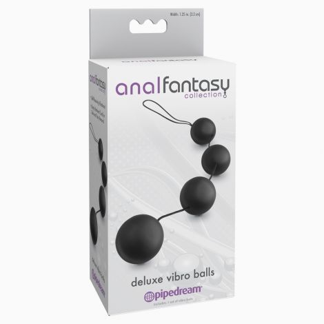 Анальний ланцюжок - AFC Deluxe Vibro Balls Black