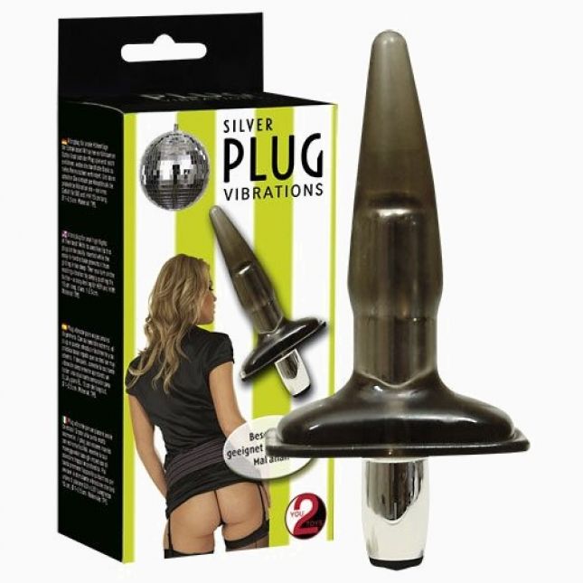 Анальна пробка - Silver Plug Vibrations Анальна пробка - Silver Plug Vibrations