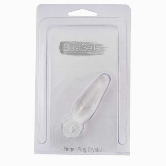 Анальная пробка - Best Seller Finger Plug Crystall