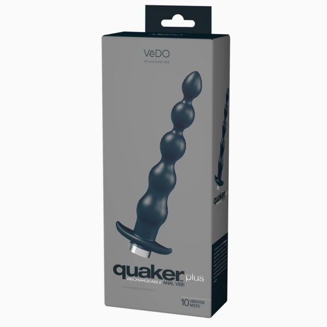 Анальна пробка - Quaker Plus Just Black