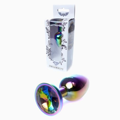 Анальна пробка - Jewellery Multicolour Plug Clear