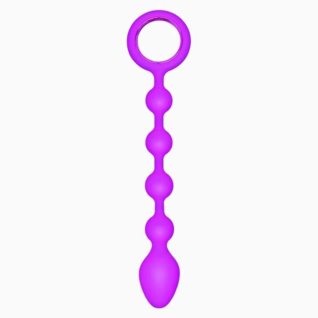 CalExotics Booty Call Booty Climaxer - анальная цепочка, 20,25х3,25 см (пурпурный)