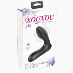 Масажер простати - XouXou Inflatable Vibrating Prostate Plug