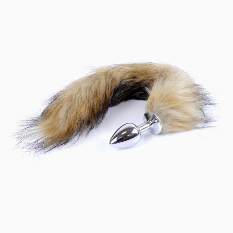 Анальна пробка - Fox Tail Brown, XL