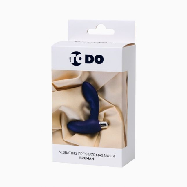 Вібростимулятор простати ToDo By Toyfa Bruman, силікон, фіолетовий, 12 см