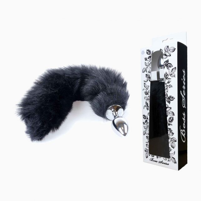Анальная пробка - Fox Tail BLack XL
