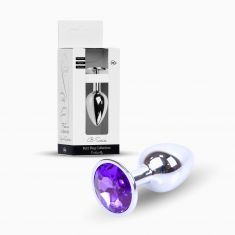 Анальна пробка - Jewellery Silver Plug Purple