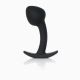 Анальна пробка - Silicone Black Curved Plug M