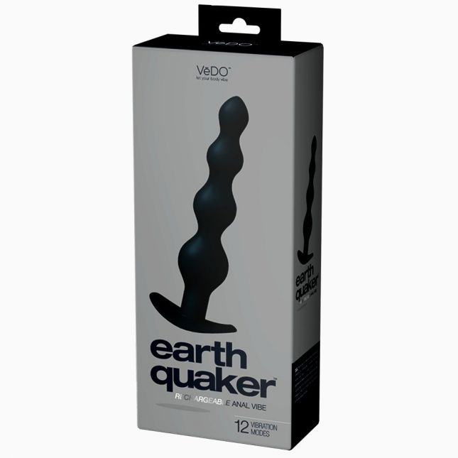 Анальна пробка - Earthquaker Just Black