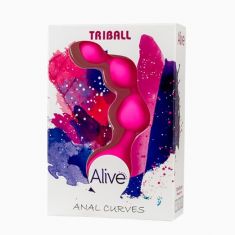Анальные шарики - Triball Anal Curves Alive Pink