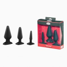 Набір анальних пробок - MALESATION Silicone Classic Plug Set