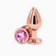 Анальная пробка NS Novelties Rear Assets - Rose Gold - Medium - Pink