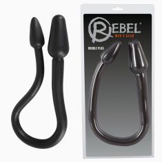 Анальные пробки - Nature Skin Double Plug Black