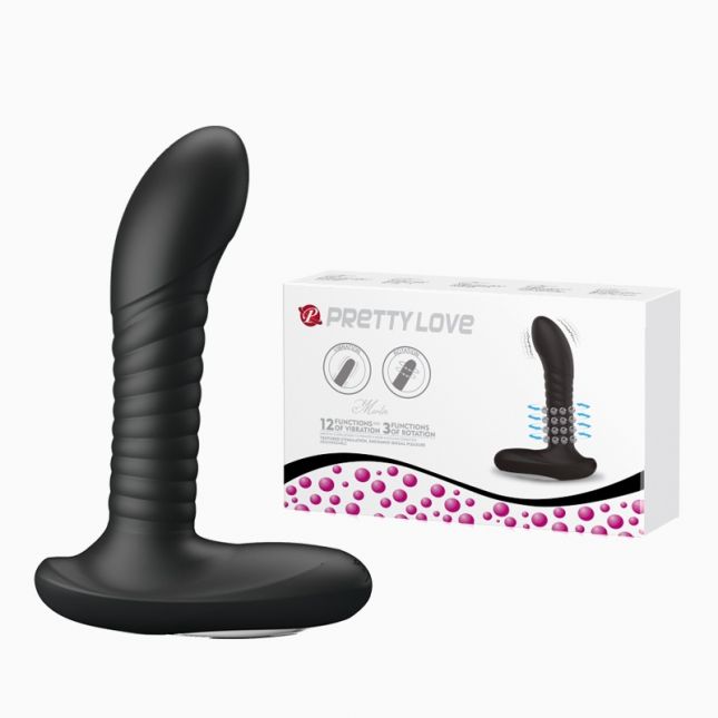 Масажер простати - Pretty Love Vibro Stimulator Black