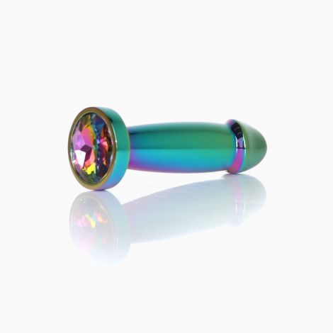 Анальна пробка - Jewellery Multicolour Penis Plug Clear S