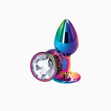 Анальна пробка NS Novelties Rear Assets - Multicolor - Small - Clear