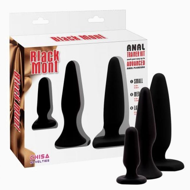 Анальні пробки - Anal Trainer Kit Black