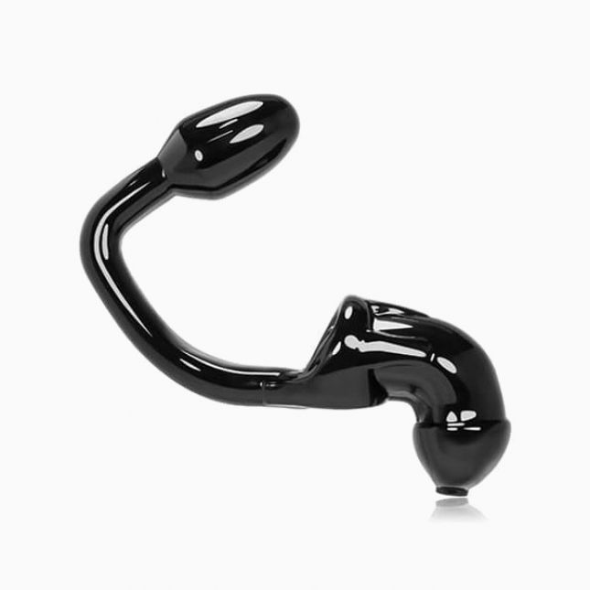 Сексуальний замок для пеніса з анальною пробкою Oxballs TAILPIPE Cock Cage Anal Lock від Mister B, 9х3 см