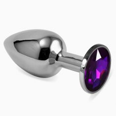 Анальна пробка - Heavy Metal Anal Plug Rosebud Classic S Purple