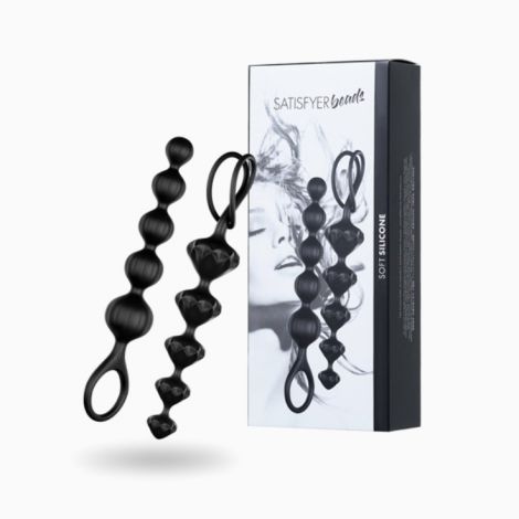 Анальний ланцюжок - Satisfyer Beads Black