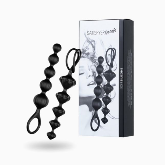 Анальний ланцюжок - Satisfyer Beads Black