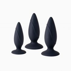 Набор анальных пробок - Essence Anal Training Set Black