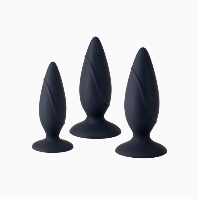 Набор анальных пробок - Essence Anal Training Set Black