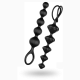Satisfyer Beads Silicone black - анальні кульки, 20.5х3.4 см