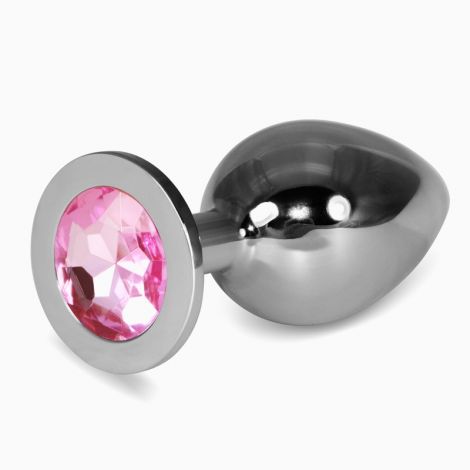 Анальна пробка - Heavy Metal Anal Plug Rosebud Classic L Pink