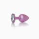 Анальна пробка - Jewellery Pearl Pink Plug Clear L