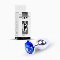 Анальна пробка - Jewellery Silver Plug Dark Blue