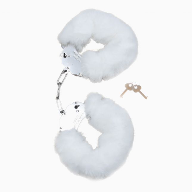 Наручники - Fetish Boss Series Furry Cuffs White Наручники - Fetish Boss Series Furry Cuffs White