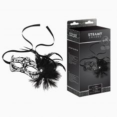 Маска - STEAMY SHADES Mardi Gras Mask with Feathers