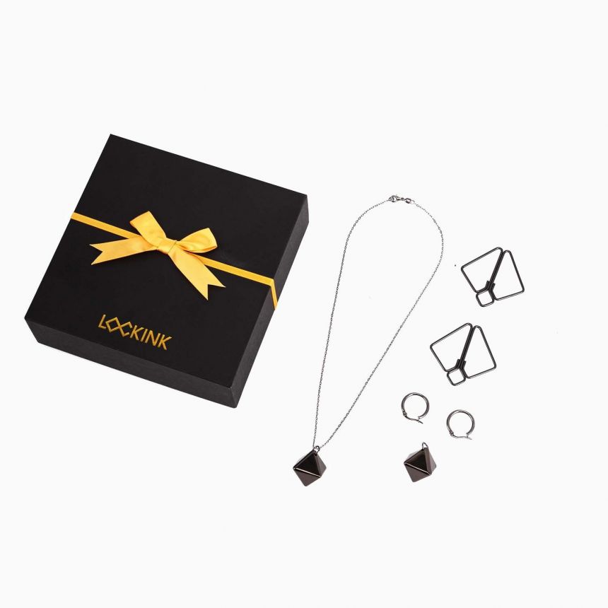 Затискачі для сосків з важкою підвіскою LOCKINK Nipple Clamps with Heavy Pendant, сріблясті Затискачі для сосків з важкою підвіскою LOCKINK Nipple Clamps with Heavy Pendant, сріблясті